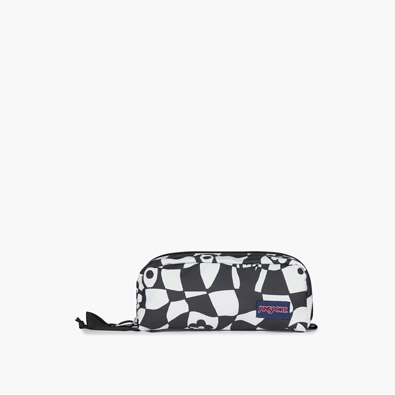 JANSPORT Printed Pencil Pouch in Black and White for Kids